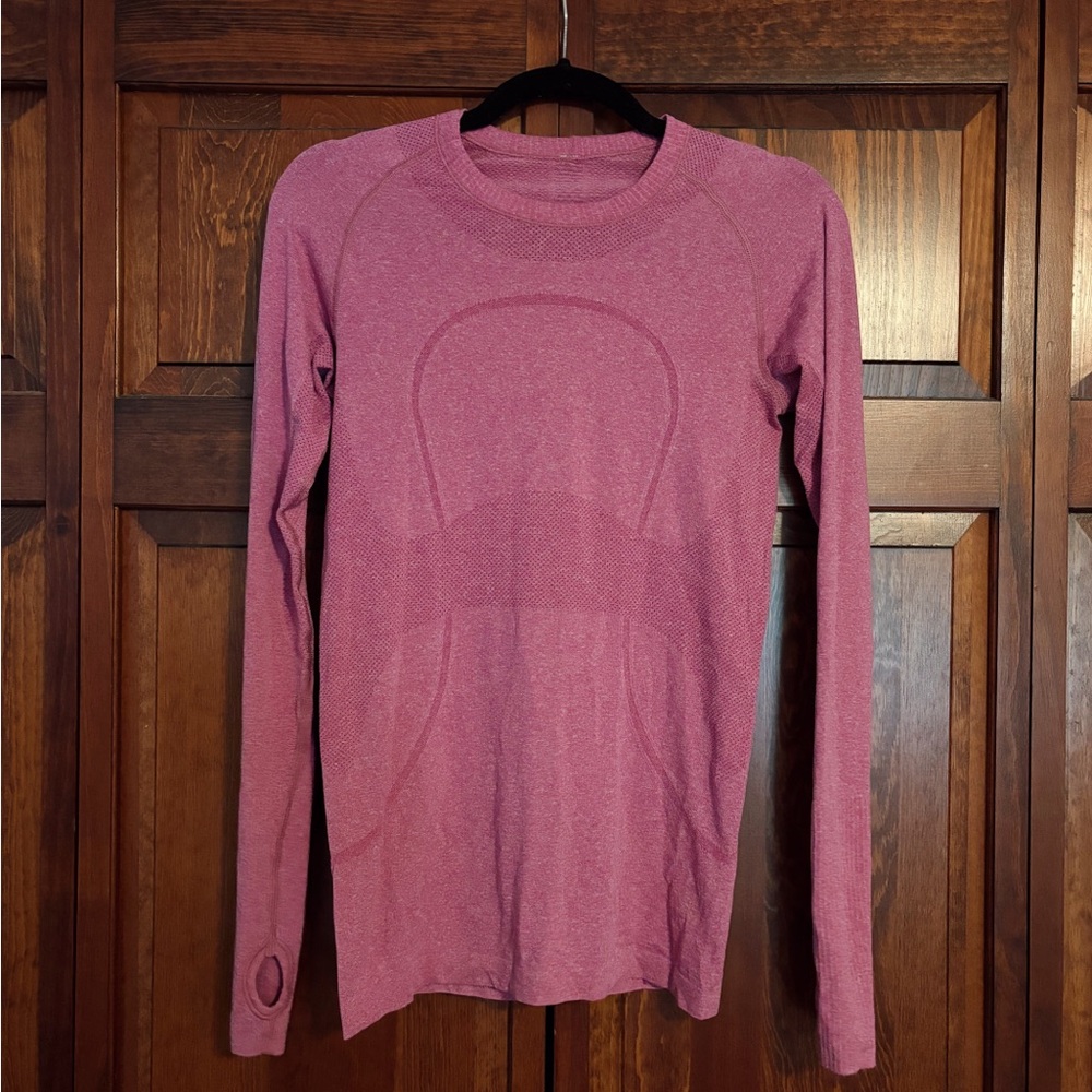 lululemon swiftly tech long sleeve | pink lulu